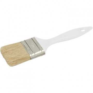 Pinceau plat avec manche...