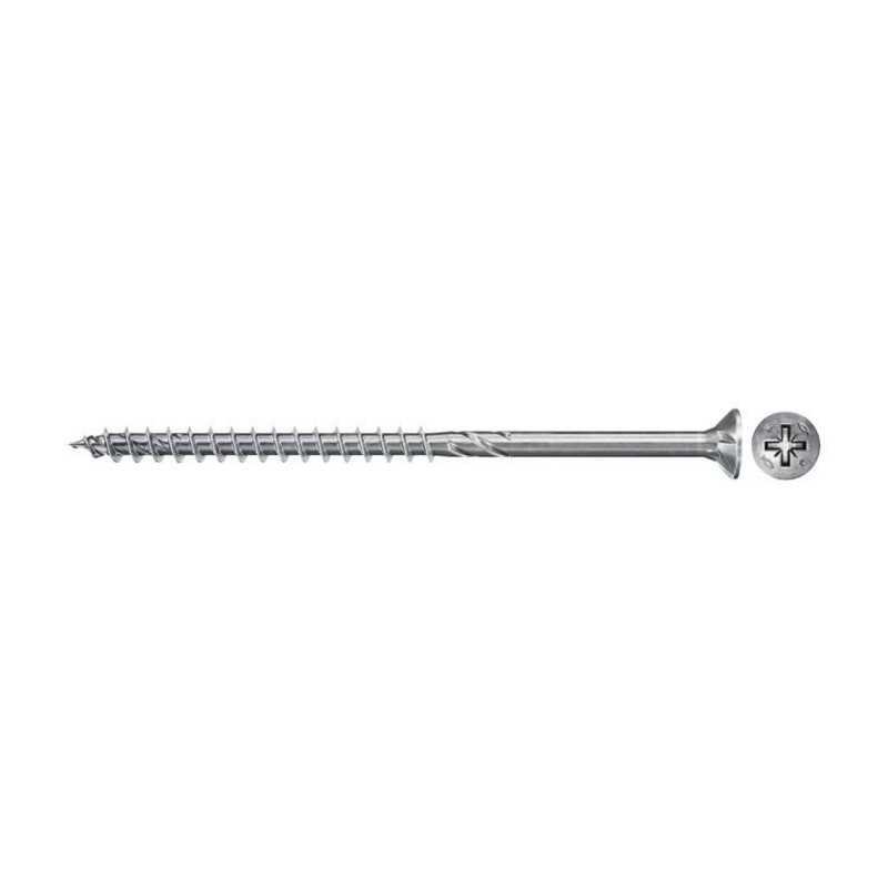 Vis Fast FISCHER - Vis PowerFast II CZP 6,0x80 a tete fraisée, empreinte PZ ...