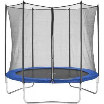 Trampoline 244 cm Bleu avec...