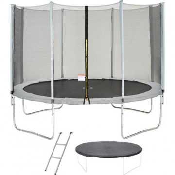 Trampoline Ø 360 cm Gris...