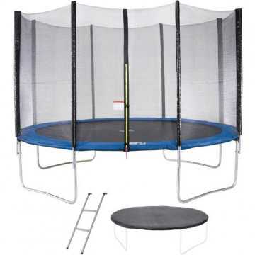 Trampoline Ø 360 cm Bleu...