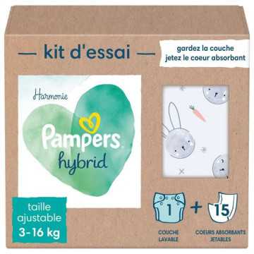 PAMPERS Hybrid Kit de 15...
