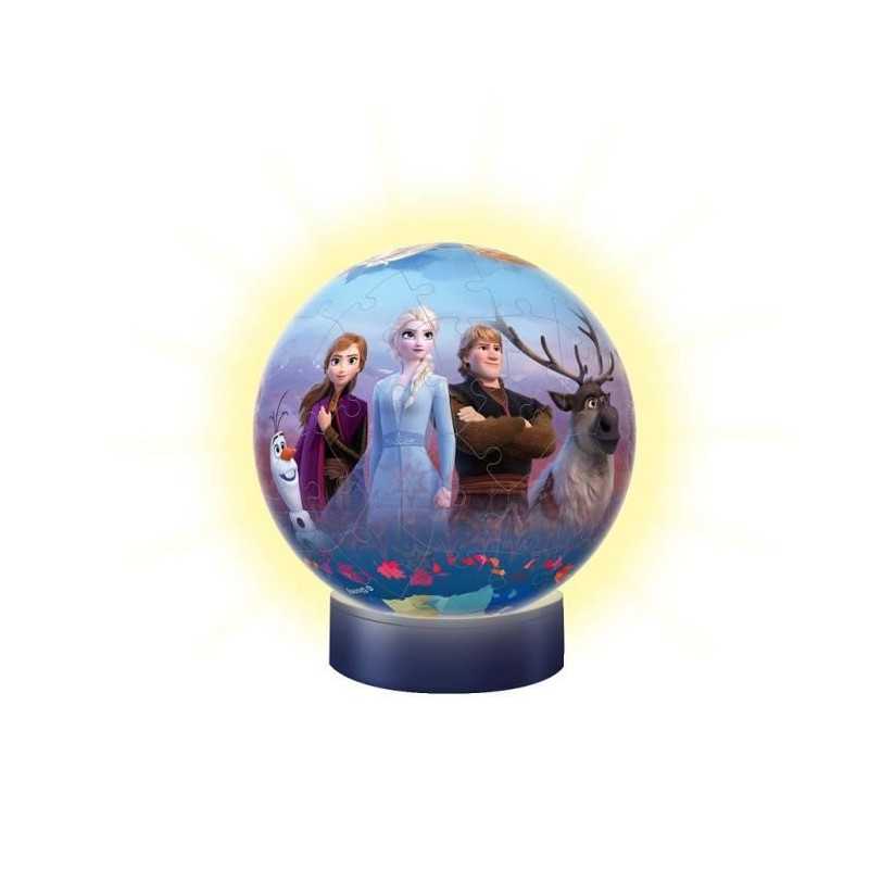 LA REINE DES NEIGES 2 Puzzle 3D Ball 72 pieces illuminé - Ravensburger ...
