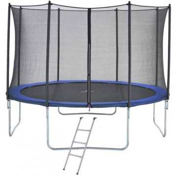 Trampoline 430 cm Bleu +...