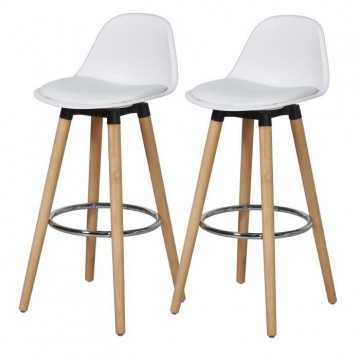 Lot de 2 tabourets de bar -...