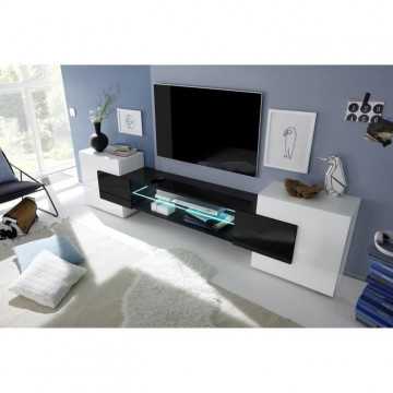 Meuble TV avec LED 2 portes...