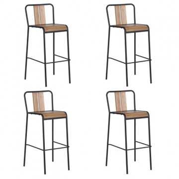 LOFT Lot de 4 tabouret de...