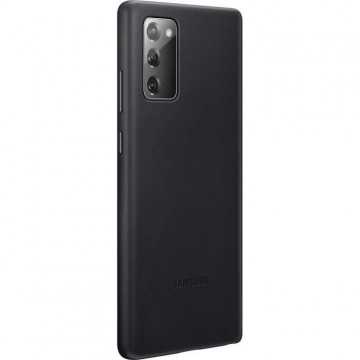 Coque en cuir noir Note20