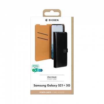 Folio Wallet S21 Plus Noir