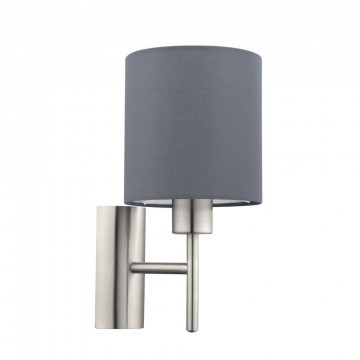 Pasteri applique gris E27 60W-