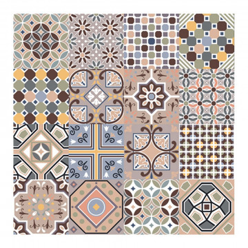 Mosaico multicolor...