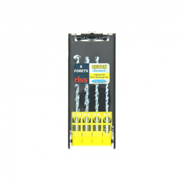 Forets beton STD coffret 8...