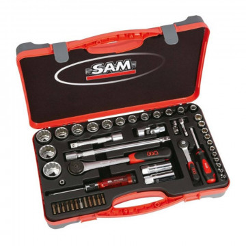 Coffret douilles 1/4+1/2...
