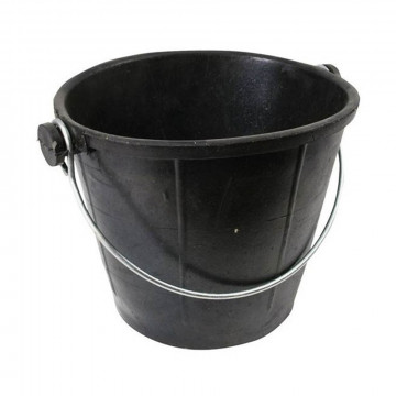 Seau de maçon noir 11L d300m