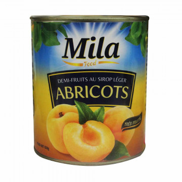 Abricots au sirop 850g