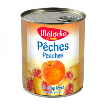 Conserve de pêche pavie 825g