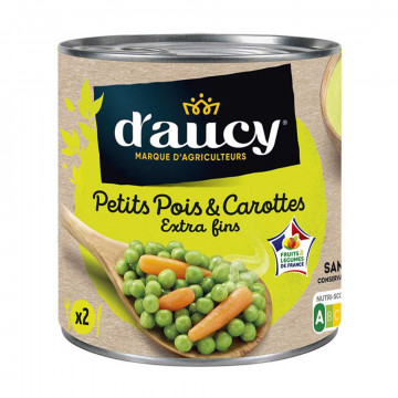 Petits pois extra fins et...