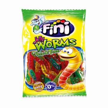 Bonbons fizzy jelly worms 100g