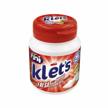 Chewing gum fraise Klet's 100g