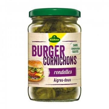 Cornichons burger bocal 185g