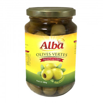 Olives vertes dénoyautées...