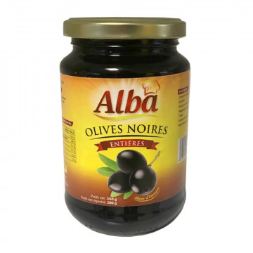 Olives noires entières en...