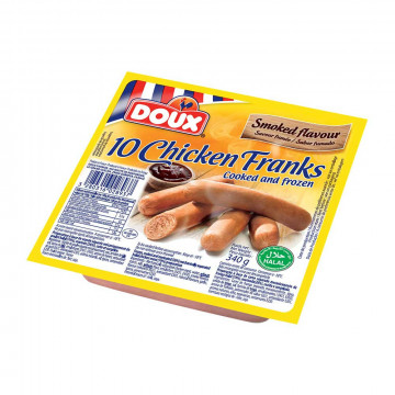 Saucisse de poulet fumée 340g