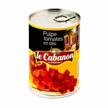 Pulpe de tomate en dés 400g
