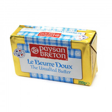 Beurre en plaquette doux 200g