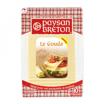 Fromage Gouda 10 tranches 160g