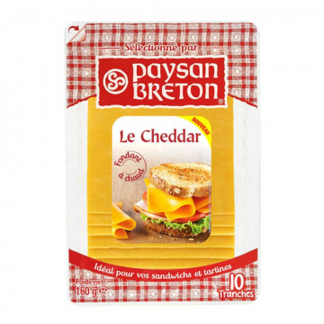 Fromage cheddar 10 tranches...