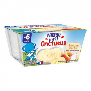 P'tit onctueux pêche banane...