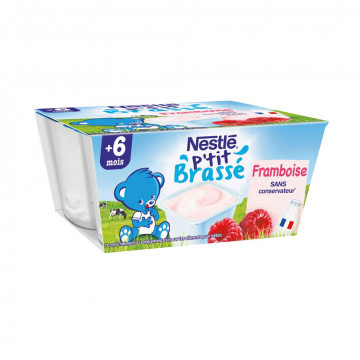 P'tit brassé framboise 4x100g