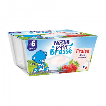 P'tit brassé fraise x4