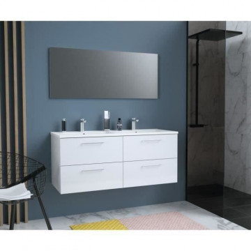 GLOSSY Meuble de Salle de...
