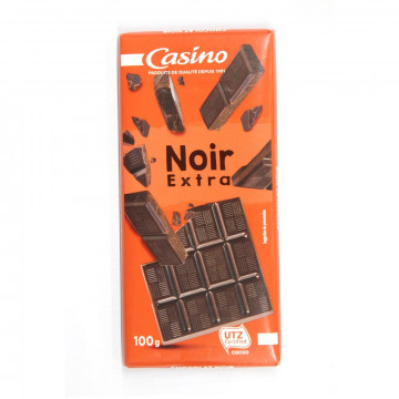 Tablette de chocolat noir...