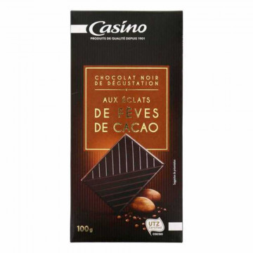 Tablette de chocolat noir...