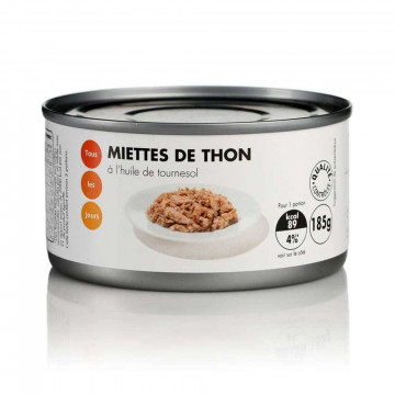 Miettes de thon à l'huile...