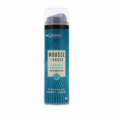 Mousse à raser barbes...