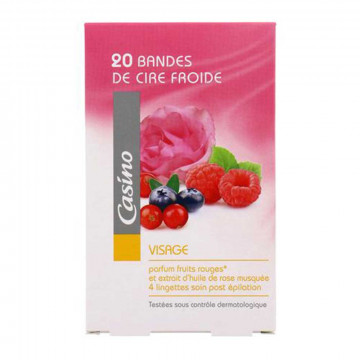 Bande de cire froide visage...