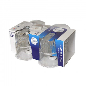 Verre Empilable transparent...