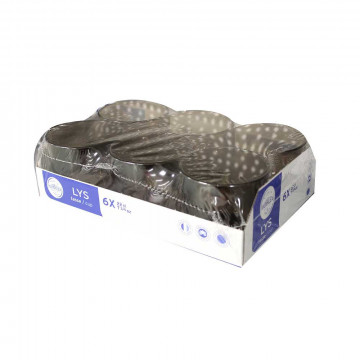 Verre Picardie gris 25cl x6...