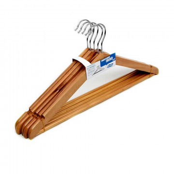 Cintres bois droits Lot de 5