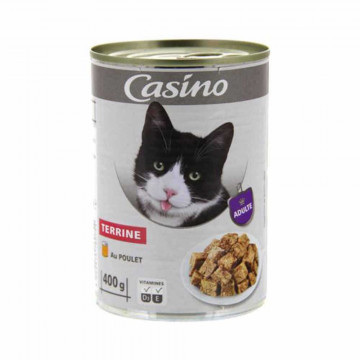 Terrine de poulet pour chat...