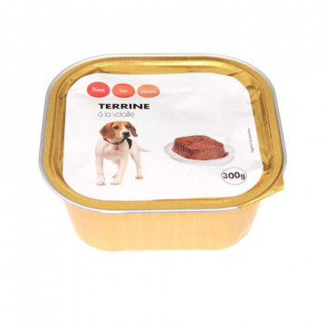Terrine pour chien à la...