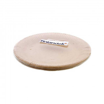 24 Assièttes papier Kraft...