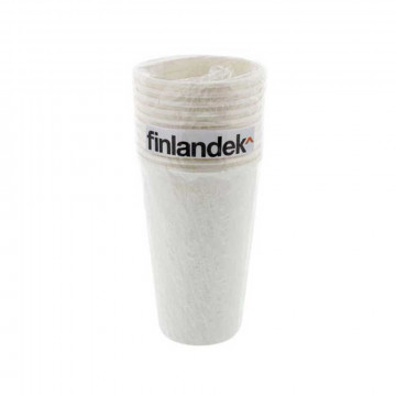 10 Gobelets en carton blanc...
