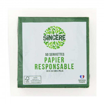 50 Serviettes en papier...
