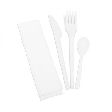 Kit 4 en 1 Couvert blanc...