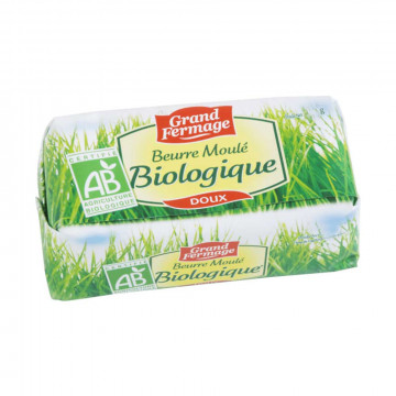 Beurre doux moulé bio 200g